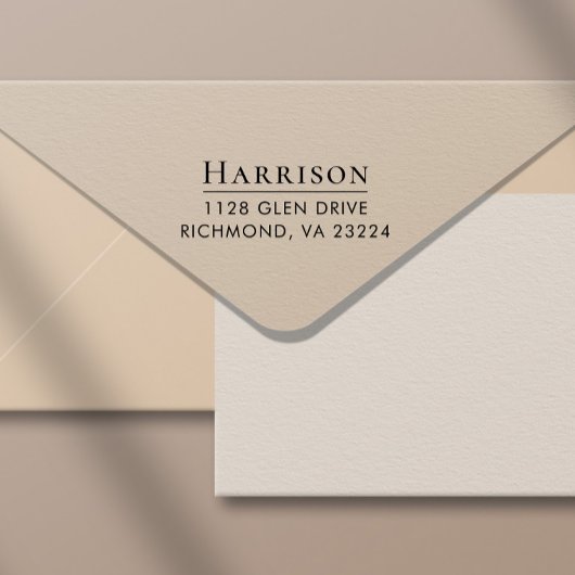 Klassiek retouradres zelfinktende stempel