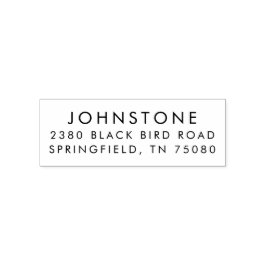 Klassiek retouradres Zelfinktstempel Modern Zelfinktende Stempel