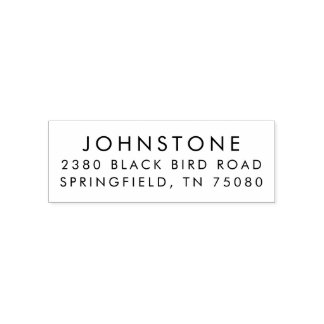 Klassiek retouradres Zelfinktstempel Modern Zelfinktende Stempel