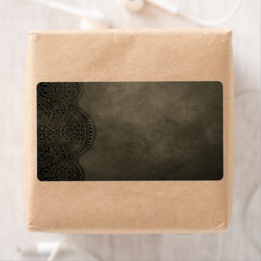 Klassiek retouradreslabel  etiket (Insitu)