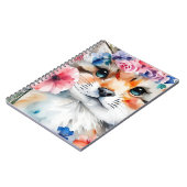 Klassiek retro cute ontwerp voor kinderen  notitieboek (Linkerzijde)