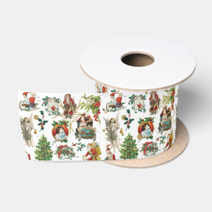Klassiek Retro Festieve Kerstvakantie Satijnen Lint