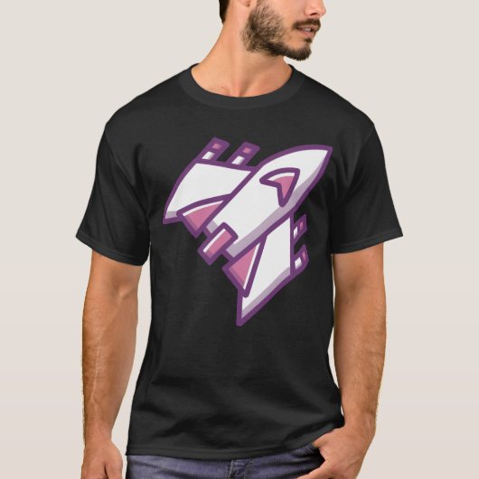 Klassiek retro gameschip grappig t-shirt (Voorkant)