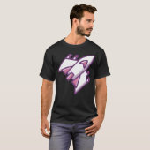 Klassiek retro gameschip grappig t-shirt (Voorkant volledig)