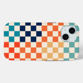 Klassiek Retro geruit schaakbordpatroon C Case-Mate iPhone Case (Achterkant (horizontaal))