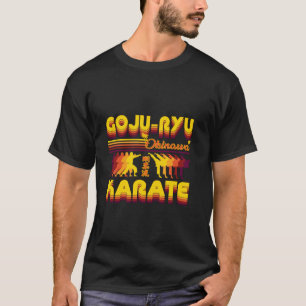 Klassiek Retro Goju-Ryu Karate Design Zomer Outfit T-shirt