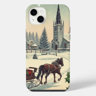 Klassiek/retro Kerstscène