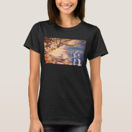 Klassiek Retro Long Beach (Californische Badplaats T-shirt