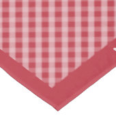 Klassiek Retro Red Gingham Pattern Tafelkleed (Gekanteld)