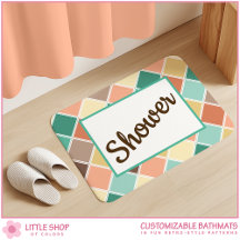 Klassiek Retro-Style Diamantpatroon Aanpasbaar