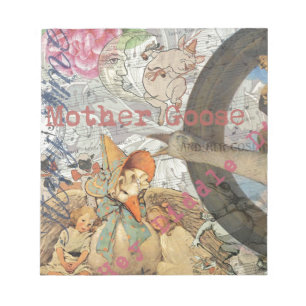 Klassiek rijmpje sprookje van Mother Goose Notitieblok