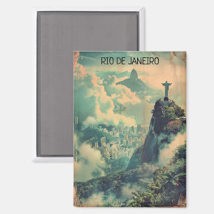 Klassiek  Rio de Janeiro Travel Jesus standbeeld Magneet