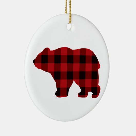Klassiek robuust beer ontwerp - rood en zwart gebr keramisch ornament (Rechts)