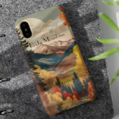 Klassiek Rocky Mountains Herfst Aangepaste Tekst Case-Mate iPhone Case