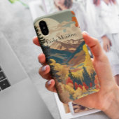 Klassiek Rocky Mountains Herfst Aangepaste Tekst Case-Mate iPhone Case