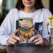 Klassiek Rocky Mountains Herfst Aangepaste Tekst Case-Mate iPhone Case