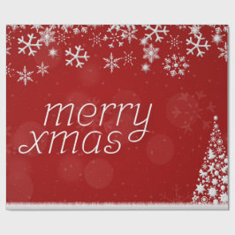 Klassiek Rode en Witte Kerst Wrap Cadeaupapier