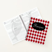 Klassiek Rode Receptenboek Notitieboek (Binnen)