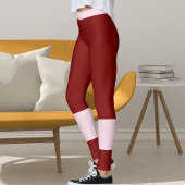 Klassiek Rode Roze Valentijnsdag Cadeau voor Vrien Leggings