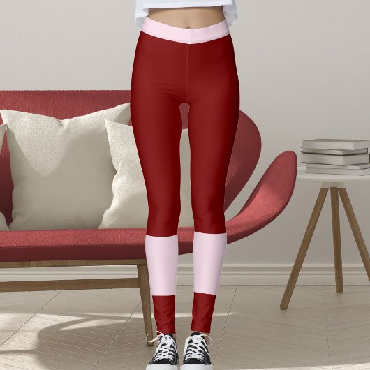 Klassiek Rode Roze Valentijnsdag Cadeau voor Vrien Leggings