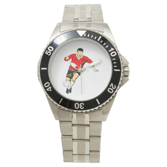 Klassiek roestvrij staal horloge (Voorkant)