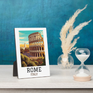 Klassiek Rome Italië Colosseum Historisch Fotoplaat