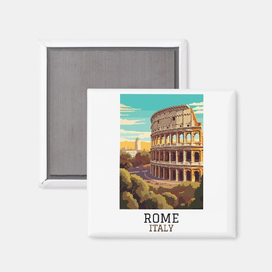 Klassiek Rome Italië Colosseum Historisch Magneet (Voorkant / Achterkant)