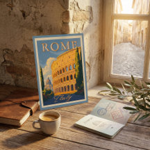 Klassiek Rome Italië Colosseum reis ansichtkaart