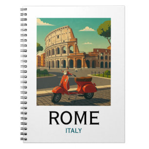 Klassiek Rome Italië Colosseum Reis Retro Notitieboek