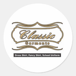 Klassiek Ronde Sticker