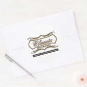 Klassiek Ronde Sticker (Envelop)