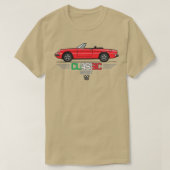 Klassiek rood1 t-shirt (Design voorkant)