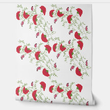 Klassiek Rood Bloemmotief & Paisley Botanisch Beha