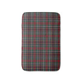 Klassiek rood donkerblauw groen ruitpatroon badmat (Voorkant Verticaal)