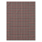 Klassiek rood en groen kersttartan tafelkleed (Voorkant)