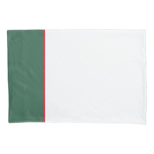 Klassiek rood en groen kussensloop (Voorkant)