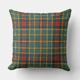Klassiek rood en groen Schots tartan ruitpatroon Kussen