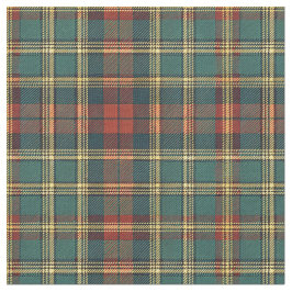 Klassiek rood en groen Schots tartan ruitpatroon Stof