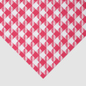 Klassiek rood en wit geruit patroon rustiek tissuepapier (Detail)