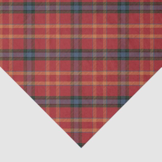 Klassiek rood geplakt kerstpapier tissuepapier (Detail)