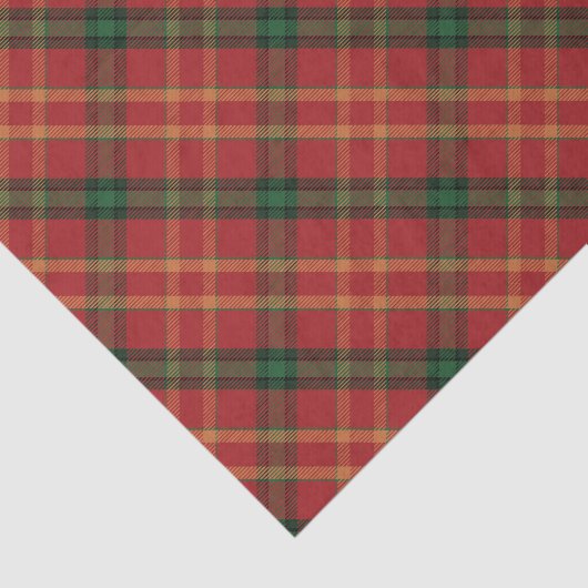 Klassiek rood geplakt kerstpapier tissuepapier (Detail)