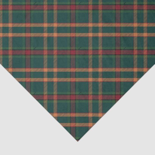 Klassiek rood geplakt kerstpapier tissuepapier (Detail)