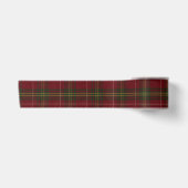 Klassiek rood geruit kerstfeest satijnen lint (Voorkant)
