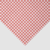 Klassiek rood geruit Kerstmis Tissuepapier (Detail)