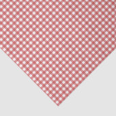 Klassiek rood geruit tissuepapier (Detail)