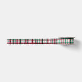 Klassiek Rood Groen Karo Kerstmis Satijnen Lint (Voorkant)