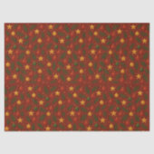 Klassiek rood kerstpapier – kerstcadeau tissuepapier (Voorkant)