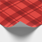 Klassiek rood patroon cadeaupapier (Hoek)