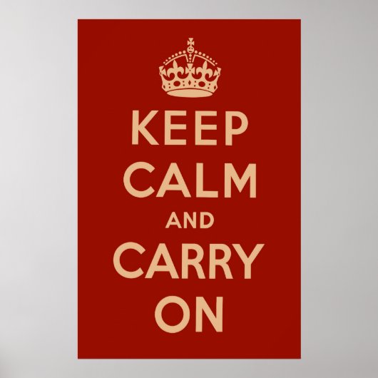 Klassiek rood poster (Voorkant)