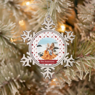 Klassiek Rood Rendier Kerstboom Ornament